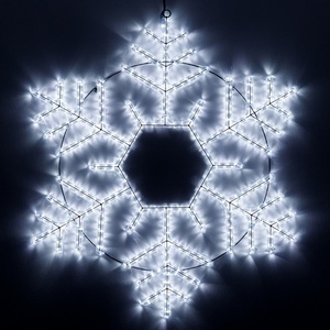 Изображение товара Световая фигура светодиодная ARD-SNOWFLAKE-M10-1000x900-504LED White (230V, 31W) (Ardecoled, IP65) 034258