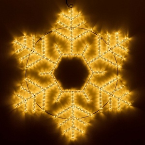 Изображение товара Световая фигура светодиодная ARD-SNOWFLAKE-M10-1000x900-504LED Warm (230V, 31W) (Ardecoled, IP65) 034259