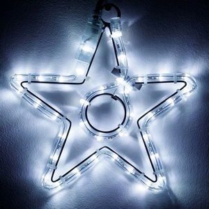 Изображение товара Световая фигура светодиодная ARD-STAR-M4-200x220-36LED White (230V, 2.5W) (Ardecoled, IP65) 034263