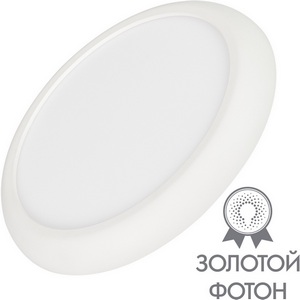 Изображение товара Потолочный светильник встраиваемый IP44 LED CL-FIOKK-R300-25W Day4000-MIX (WH, 120 deg, 230V) (Arlight, Пластик, 3 года) 034467