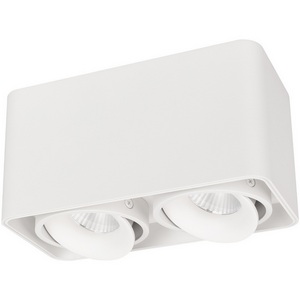 Изображение товара Накладной светильник мощностью 30 втLED SP-CUBUS-S195x100-2x8W Day4000 (WH, 45 deg, 230V) (Arlight, IP20 Металл, 3 года) 036059
