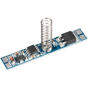 Изображение товара Сенсорный диммер SR-RULE-DIM-TOUCH (12-24V, 1x8A, 46x8mm) (Arlight, Открытый) 036205