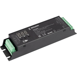 Изображение товара INTELLIGENT Декодер SMART-DMX512-305-63-RDM-SUF Black (12-48V, 5x4A, Terminal) (IARL, IP20 Металл, 5 лет) 036244