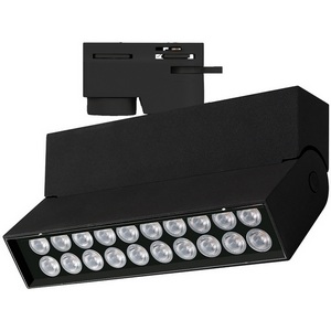 Изображение товара Трековый однофазный светильник светодиодный LGD-LOFT-TRACK-2TR-S170-10W Warm3000 (BK, 24 deg, 230V) (Arlight, IP20 Металл) 036469