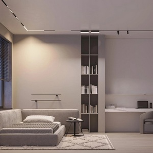 Изображение товара Трековый светильник магнитный MAG-ORIENT-FLAT-L465-16W Day4000-MIX (BK, 80 deg, 48V, DALI) (Arlight, IP20 Металл) 036741