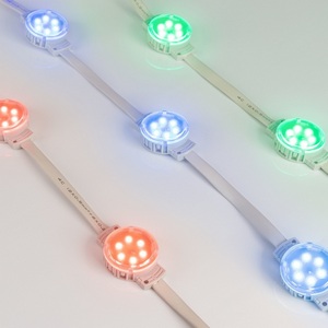 Изображение товара Модуль управляемый SPI-F6-D40 24V RGB-RAM-Auto (1.25W, IP68, 120 deg) (Arlight, Пластик, 3 года) 036828