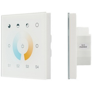 Изображение товара INTELLIGENT Сенсорная панель DALI-901-11-1G-4SC-MIX-DT8-IN White (BUS/230V) (IARL, IP20 Пластик, 3 года) 037196