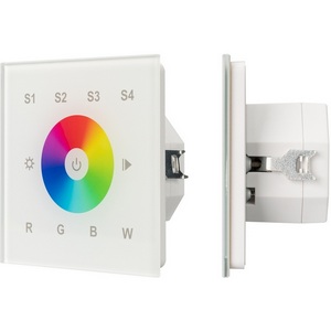 Изображение товара INTELLIGENT Сенсорная панель DALI-901-11-4G-RGBW-DT8-IN White (BUS/230V) (IARL, IP20 Пластик, 3 года) 037202