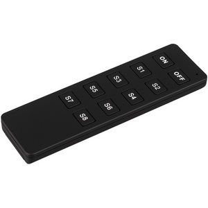 Изображение товара INTELLIGENT Пульт SMART-801-22-8SC-MULTI Black (3V, 2.4G) (IARL, IP20 Пластик, 5 лет) 037335