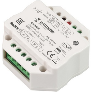 Изображение товара INTELLIGENT Диммер SMART-0-10V-301-72-DIM-PD-IN (230V, 1x20mA, ZB, 2.4G) (IARL, IP20 Пластик, 5 лет) 037347