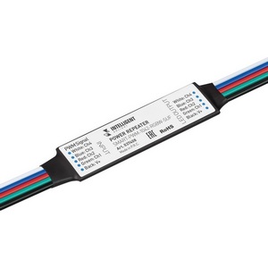 Изображение товара INTELLIGENT Усилитель SMART-PWM-1042-RGBW-SUF (12-24V, 4x1A) (IARL, IP20 Пластик, 5 лет) 037408