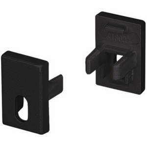 Изображение товара Заглушка SL-MINI-8-H12 BLACK с отверстием (Arlight, Пластик) 037506