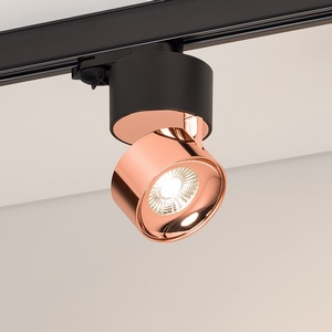 Изображение товара Трековый светильник трехфазный LED SP-PLURIO-TRACK-4TR-R77-9W Day4000 (BK-COP, 36 deg, 230V) (Arlight, IP20 Металл) 038109