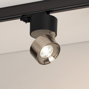 Изображение товара Трековый светильник трехфазный LED SP-PLURIO-TRACK-4TR-R77-9W Day4000 (BK-NI, 36 deg, 230V) (Arlight, IP20 Металл) 038110