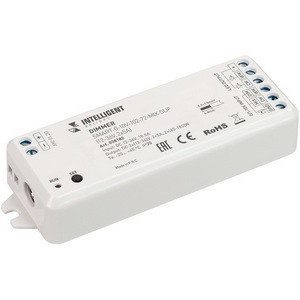 Изображение товара INTELLIGENT Диммер SMART-0-10V-102-72-MIX-SUF (12-36V, 2x5A) (IARL, IP20 Пластик, 5 лет) 038182