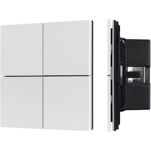 Изображение товара INTELLIGENT Кнопочная панель KNX-304-23-IN White (BUS, Frameless) (IARL, IP20 Металл, 2 года) 038365