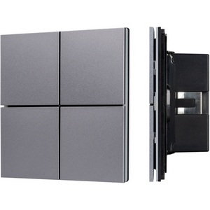 Изображение товара INTELLIGENT Кнопочная панель KNX-304-23-IN Grey (BUS, Frameless) (IARL, IP20 Металл, 2 года) 038366