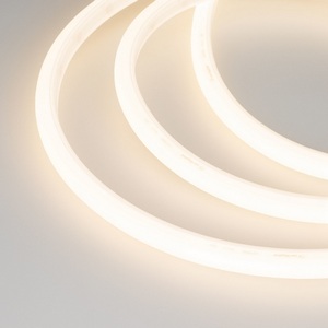 Изображение товара Светодиодная лента герметичная МУНLIGHT-TOP-A144-16x15mm 24V Warm3500 (9.6 W/m, IP65, 2835, 5m, Wire x1) (Arlight, Силикон) 038604