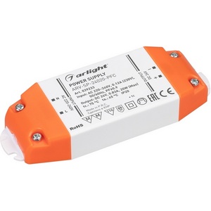 Изображение товара Блок питания ARV-SP-24020-PFC (24V, 0.83A, 20W) (Arlight, IP20 Пластик) 039233