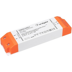 Изображение товара Блок питания ARV-SP-12075-PFC (12V, 6.25A, 75W) (Arlight, IP20 Пластик) 039240