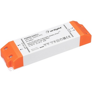 Изображение товара Блок питания ARV-SP-24075-PFC (24V, 3.12A, 75W) (Arlight, IP20 Пластик) 039241
