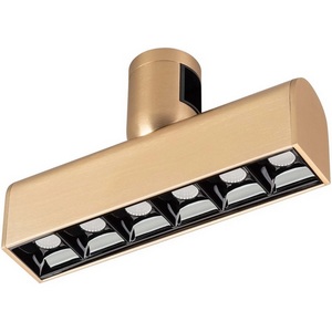 Изображение товара Трековый светильник модульный ART-APRIORI-LASER-L165-8W Warm3000 (GD, 48 deg, 48V) (Arlight, IP20 Металл) 039283