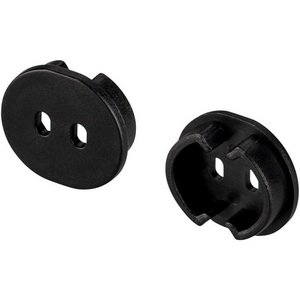 Изображение товара Заглушка ARH-ROUND-D20-DUAL BLACK с отверстием (Arlight, Пластик) 039302