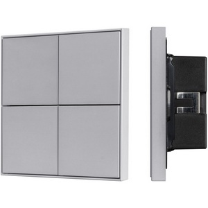 Изображение товара INTELLIGENT Кнопочная панель KNX-304-23-IN Silver (BUS, Frame) (IARL, IP20 Металл, 2 года) 039666