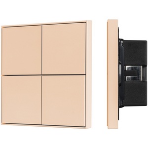 Изображение товара INTELLIGENT Кнопочная панель KNX-304-23-IN Champagne (BUS, Frame) (IARL, IP20 Металл, 2 года) 039669