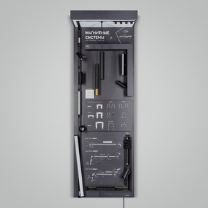 Изображение товара Стенд Магнитные системы ARLIGHT-E40-1760х600mm (DB 3мм, пленка, подсветка) (Arlight) 039810