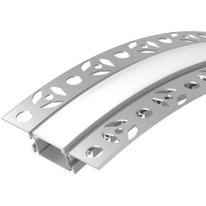 Изображение товара Профиль световая линия под гипсокартон FANTOM-BENT-W23-TOP-2000 ANOD (Arlight, Алюминий) 040347(1)