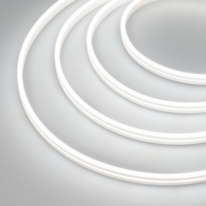 Изображение товара Светодиодная лента герметичная МУНLIGHT-SIDE-A168-4x10mm 24V White6000 (7.2 W/m, IP65, 5m, wire x2) (Arlight, Силикон) 040993