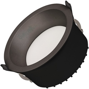 Изображение товара Потолочный светильник точечный встраиваемые светодиодный LED MS-DROP-BUILT-R137-24W Day4000 (BK, 90 deg, 230V) (Arlight, IP54 Металл) 041500