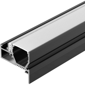 Изображение товара Профиль световая линия для натяжного потолка STRETCH-20-WALL-D-SIDE-2000 BLACK (Arlight, Алюминий) 042947