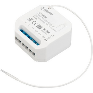 Изображение товара INTELLIGENT ARLIGHT Актуатор TY-SWITCH-702-72-PS-IN (230V, 2x1.7A, Curtain, TUYA Wi-Fi, 433MHz) (IARL, IP20 Пластик) 043306