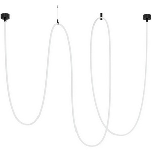 Изображение товара Подвесной светильник с гибким неоном SP-TROPIC-SURFACE-R18-L10000-110W Warm3000 (BK, 360 deg, 230V) (Arlight, IP20 Пластик) 043407