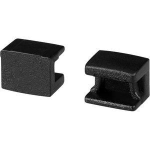 Изображение товара Заглушка PLINTUS-FANTOM-BENT BLACK глухая (Arlight, Пластик) 043662