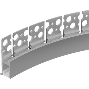 Изображение товара Профиль световая линия под гипсокартон WALL-FANTOM-BENT-W10-SIDE-2000 ANOD (Arlight, Алюминий) 043694(1)
