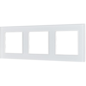 Изображение товара Рамка стеклянная FRM-GLARE-GS-3-WH Arlight 043799