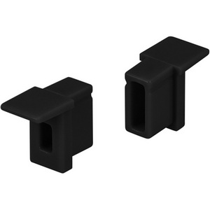 Изображение товара Заглушка SL-MINI-6-H9 BLACK c отверстием (Arlight, Пластик) 044087