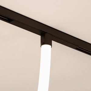 Изображение товара Трековый светильник магнитный с гибким неоном MAG-ORIENT-TUBE-ELASTIC-R25-L2500-35W Warm3000 (BK, 360 deg, 48V, DALI) (Arlight, IP20 Металл) 044332