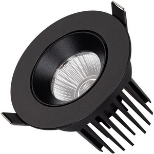 Изображение товара Встраиваемый точечный светильник светодиодный MS-ATOLL-BUILT-TURN-R94-10W Warm3000 (BK, 36 deg, 230V) (Arlight, IP54 Металл, 5 лет) 044618