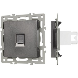 Изображение товара Механизм встраиваемый компьютерной розетки SCT-MPC1-PL-GR (RJ-45, CAT6) Arlight 045335