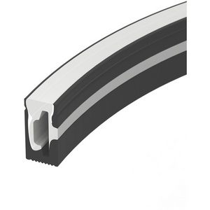 Изображение товара Силиконовый профиль WPH-FLEX-0612-SIDE-S8-5m BLACK (Arlight, Силикон) 045782