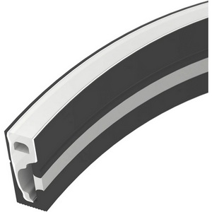 Изображение товара Силиконовый профиль WPH-FLEX-0616-SIDE-S9-5m BLACK (Arlight, Силикон) 045788