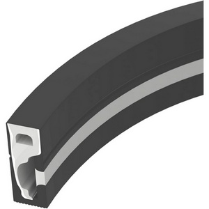 Изображение товара Силиконовый профиль WPH-FLEX-0616-SIDE-S9-5m FULL BLACK (Arlight, Силикон) 045842