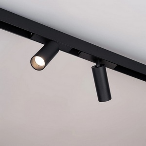 Изображение товара Трековый светильник магнитный MAG-SPOT-25-R90-9W Warm3000 (BK, 30 deg, 24V, DALI) (Arlight, IP20 Металл) 046310