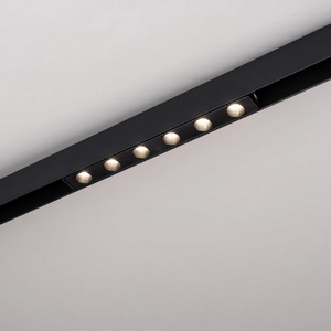 Изображение товара Светильник трековый магнитный MAG-DOTS-25-L200-6W Warm3000 (BK, 30 deg, 24V, DALI) (Arlight, IP20 Металл) 046323