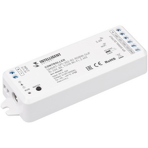 Изображение товара INTELLIGENT ARLIGHT Контроллер SMART-SPI-302-82-RGBW-SUF (5-24V, 8A, TUYA Wi-Fi, 2.4G) (IARL, IP20 Пластик, 5 лет) 046487
