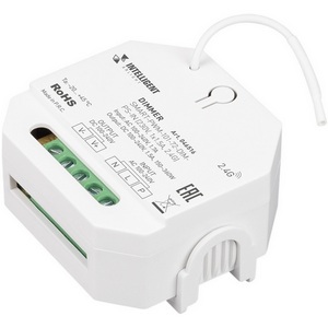 Изображение товара INTELLIGENT ARLIGHT Диммер SMART-PWM-101-72-DIM-PS-IN (230V, 1x1.5A, 2.4G) (IARL, IP20 Пластик, 5 лет) 046516
